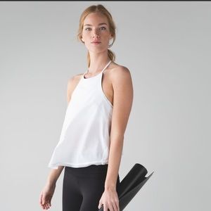 NWOT free spirit tank - open back tie up tank